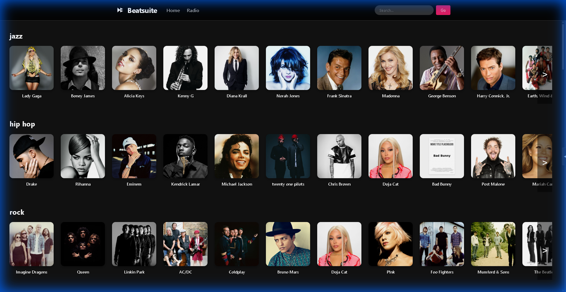 Beatsuite - Music Discovery Platform